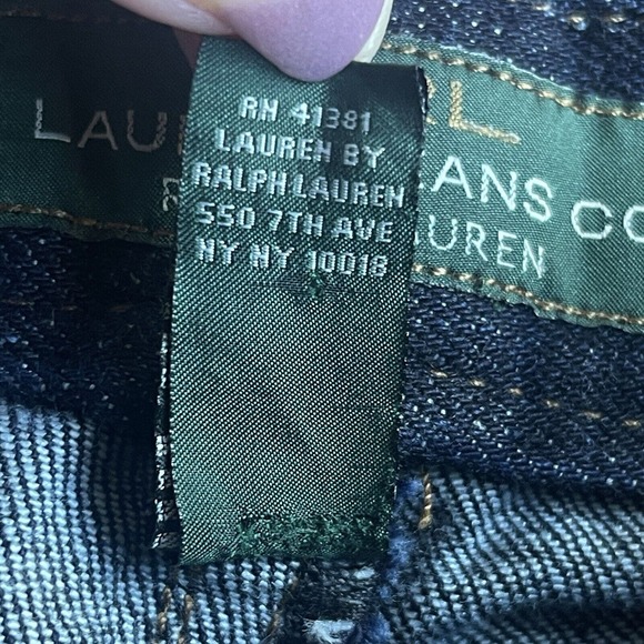 LRL Lauren Ralph‎ Lauren Jeans Womens Size 4 Dark Wash Bootcut Mid Rise Classic - Picture 8 of 13